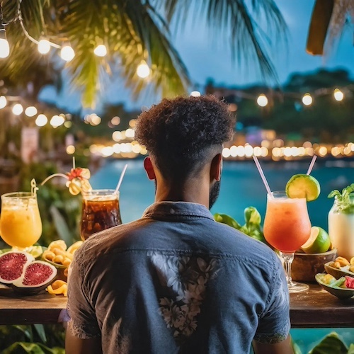 illustration pro d'un barman