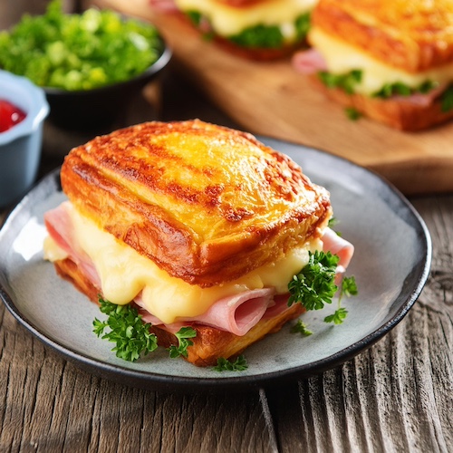 illustration pro d'un croque-monsieur